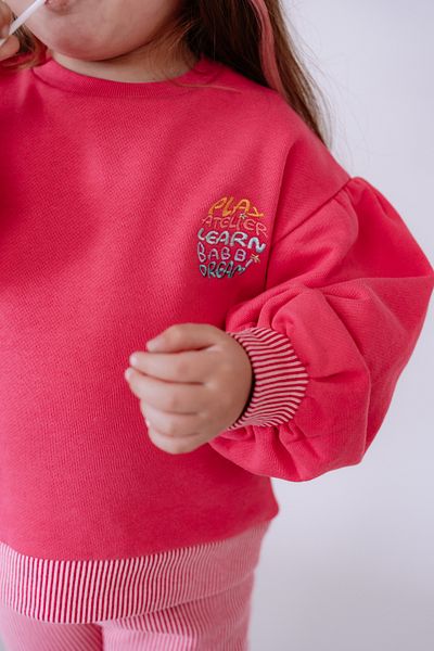 Atelier Babbi Rita Fuchsia/pink Tracksuit Set