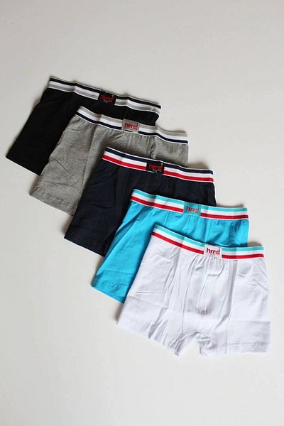 MODA Boxer 5 Pack Boy's Colorful Cotton