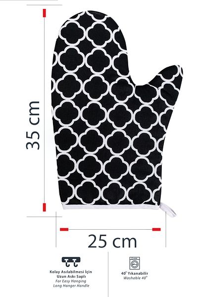 Morlay Pot and Oven Gloves 220 Degree Heat Resistant & Kitchen Cooking Equipment Gloves