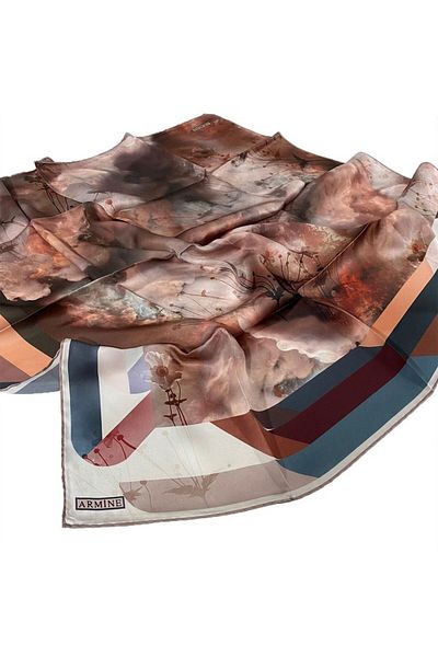Armine Μεταξωτό Twill Nostalgia Φουλάρι - 8354D-80