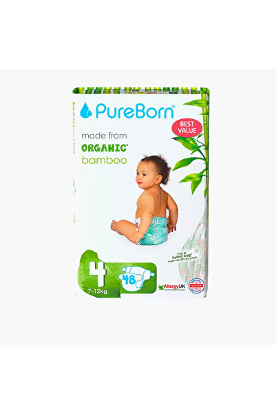 PUREBORN مقاس 4 فالبك 7-12 كجم 48S - ( 05919)