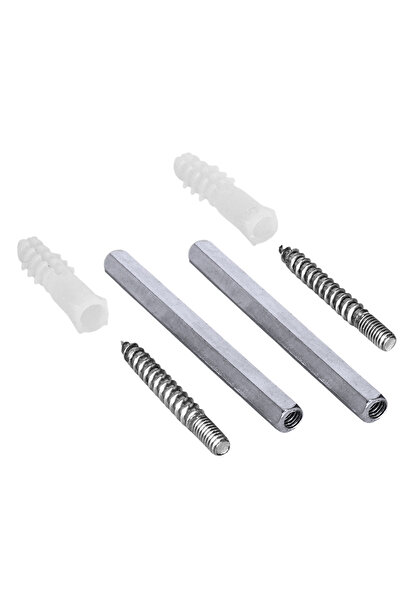 ALETÇANTAM Metal Gizli Raf Tutucu Dekoratif Duvar Bağlantısı 1Çift -10cm