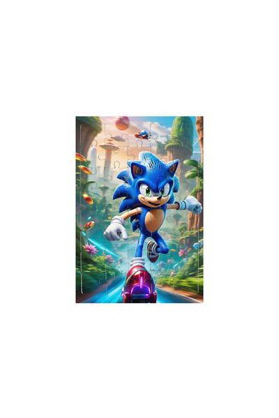 totik Sonic Tablolu Puzzle 99 Parça