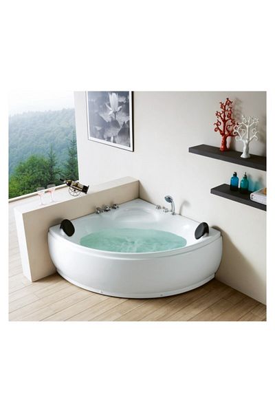 Gemy Big Headrest Easy Touch Operation Massage Bathtub G9028B
