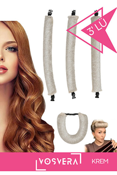 vosvera 3 buc Velvet Hair Wave Maker pentru coafarea părului, ondulator pentr...