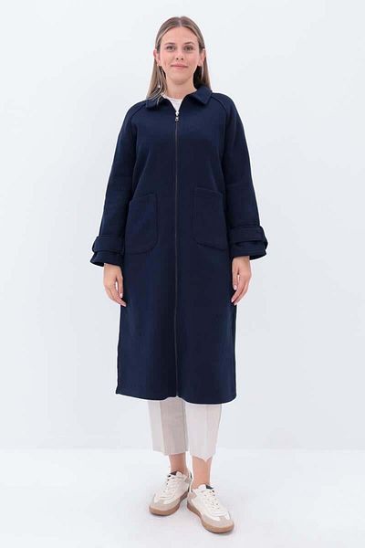 ALLDAY Μπλε Navy-Apolet Reglan Ζακέτα