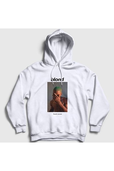 Presmono Μουσική φούτερ Frank Ocean Unisex White Hooded 507141 ττ