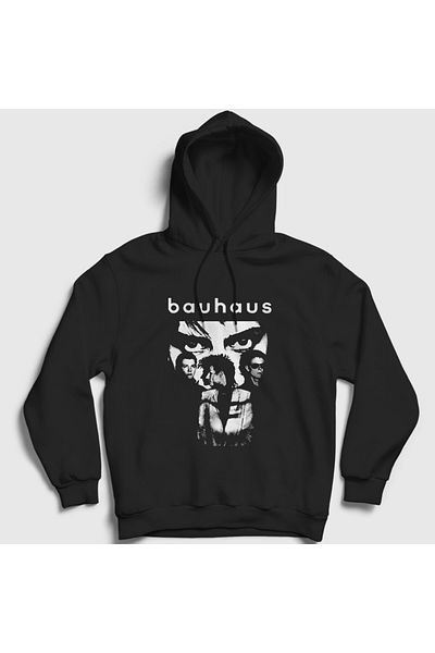 Presmono Φούτερ με κουκούλα Unisex Black Band Music Bauhaus 506620 ττ