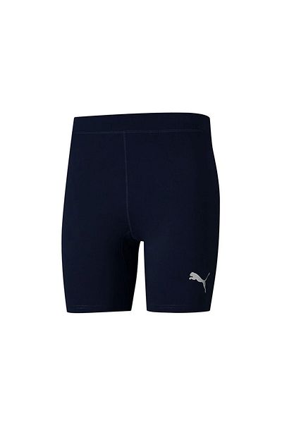 Puma Men's Pro Printed Lisa Baselayer Short Tight Underwear - 65592420   Navy Blue