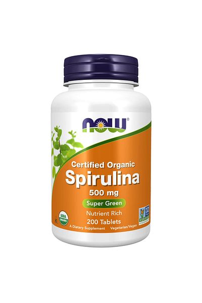 Now SPIRULINA 500 MG TAB 500S