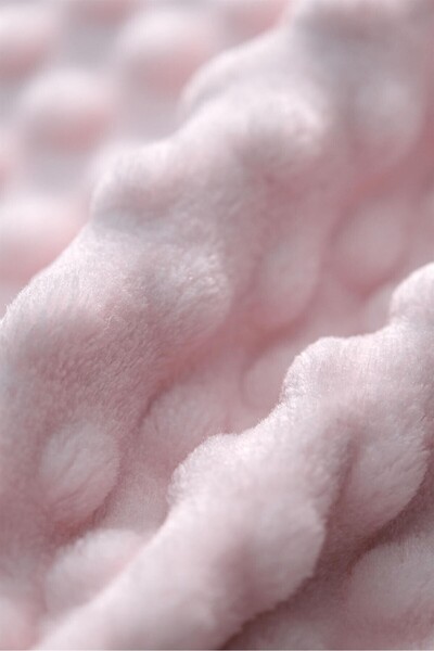 MİNK Mink Tomurcuk Çift Kişilik Battaniye - Pudra