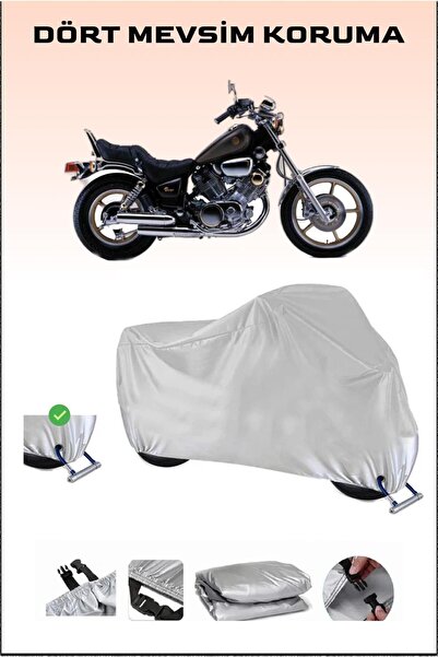 Breen Yamaha Virago XV 750 - مشمع دراجة نارية آمن ومقاوم للماء متوافق مع القفل