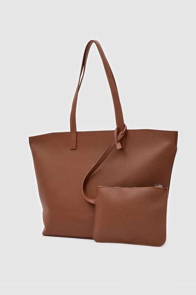 Shule Bags Τσάντα ώμου Carrie Wallet Καφέ