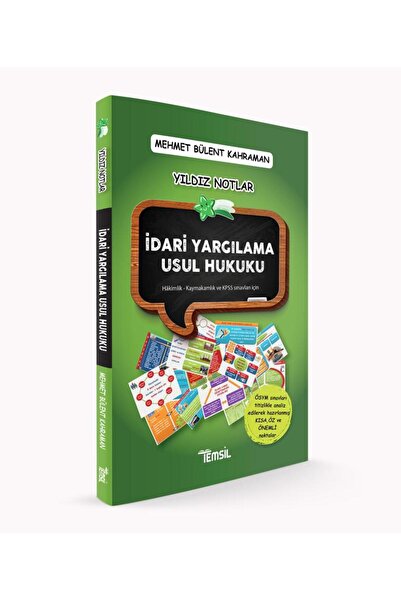 Temsil Kitap Yıldız Notlar İdari Yargılama Usul Hukuku