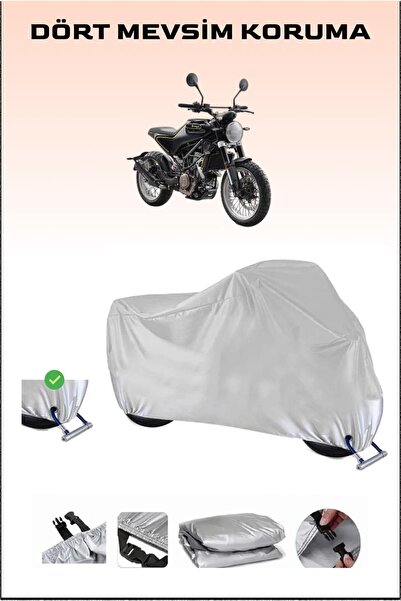 Breen Husqvarna Svartpilen 401 - قفل متوافق وآمن ومقاوم للماء للدراجات النارية