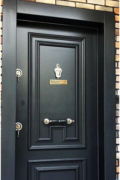 mdb Bebek Uyuyor Zile Basma Uyarısı