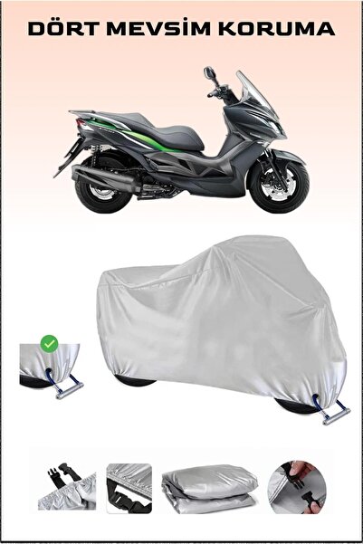 Breen لـ Kawasaki J 300 - مشمع دراجة نارية آمن ومقاوم للماء متوافق مع القفل