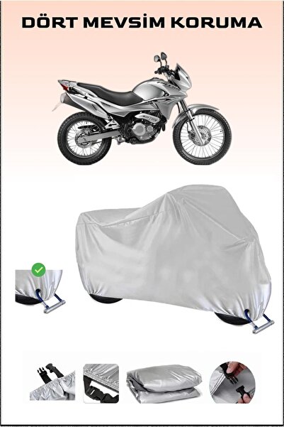Breen Honda NX 4 Falcon - مشمع دراجة نارية آمن ومقاوم للماء متوافق مع القفل