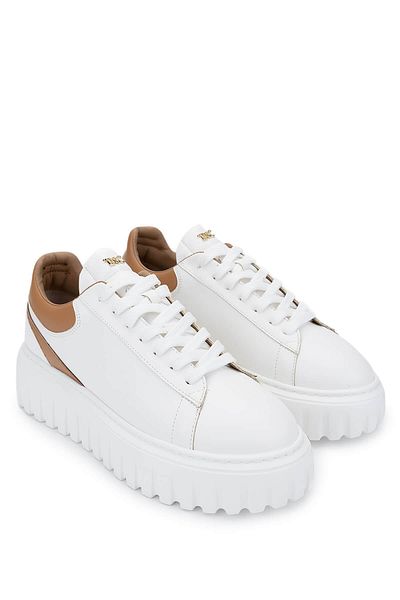 Tamer Tanca Women's Leather/Faux White Sneakers & Sneakers
