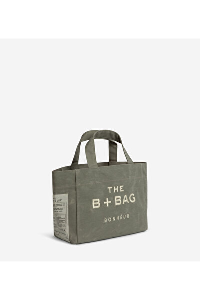 Bonheur Canvas Milky Green Small Tote Bag