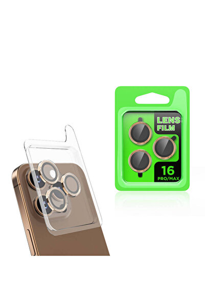 Vip Case iPhone 16 Pro Ve 16 Pro Max Uyumlu Premium Kalite Kamera Mercek Lens...