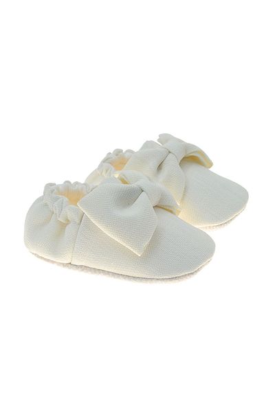 Freesure 231216 Ecru Baby Girl Shoes, Baby Shoes, Non-Slip Sole