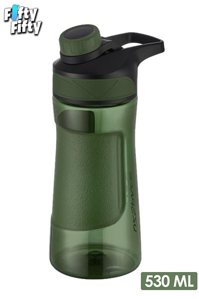 Uzspace 530 ml Magnet Lid Tritan Water Bottle -Non-Slip Body Ff530