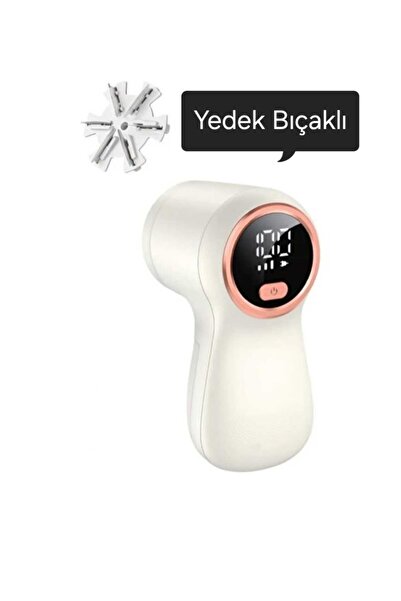 Asfal Ekstra Bıçaklı Şarj Göstergeli 3 Kademeli Tüy Toplama Ve Tiftik Temizle...