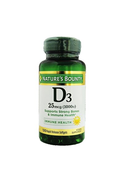 Nature's Bounty ناتشرز باونتي فيتامين د 1000 وحدة دولية 120 قرصًا
