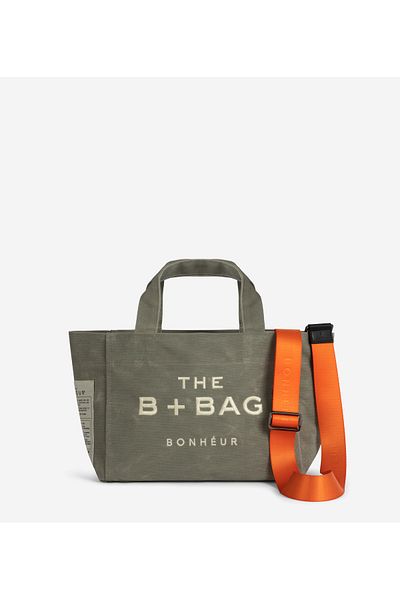 Bonheur Canvas Milky Green Small Tote Bag