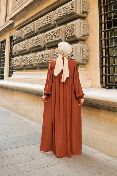 Berel Moda Ponçik Ferace Tan