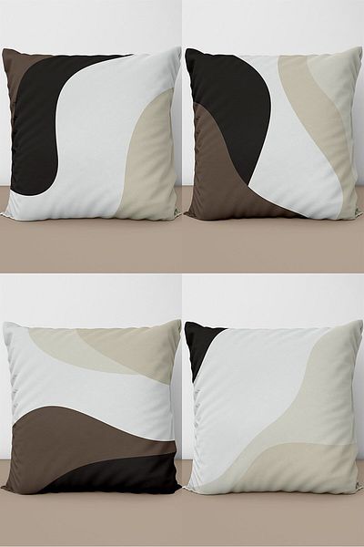 Markaev Huse de pernă minimaliste moderne, 4 piese 972