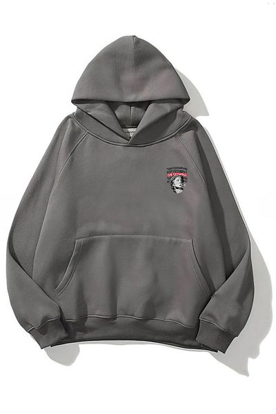 The Champ Clothing Smoked Unisex Hoodie - Φούτερ με κουκούλα, Fleece Olympian Printed