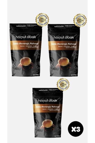 HARPUT DİBEK Harput Dibek Milk Powder Menengic Coffee 200 Gr X 3 Pieces