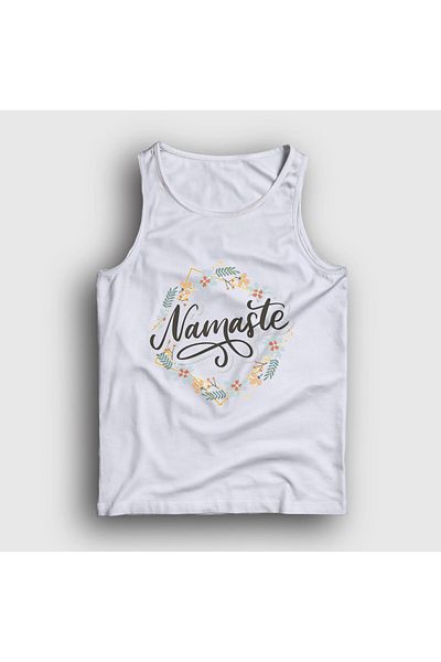 Presmono Unisex White Namaste Διαλογισμός Δώρο Γιόγκα Αθλητής 512743 ττ
