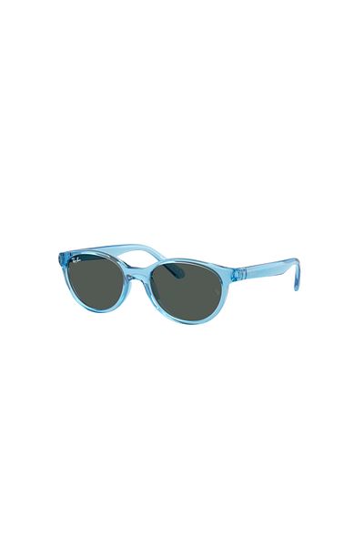 Ray-Ban 0RJ9080S 71688745 Unisex Injected Transparent blue Square full frame for Children