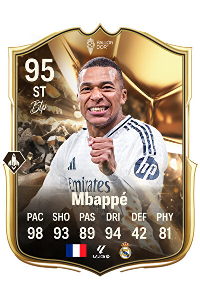BERKANTTP بطاقة Mbappe Ballon d'or FC 25 Fut
