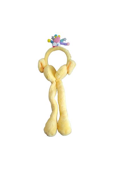 Aware Time Children's Plush Figured Movable Ear Movable Sound Winter Earmuff