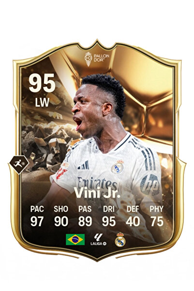 BERKANTTP بطاقة Vini JR Ballon d'or FC 25 Fut