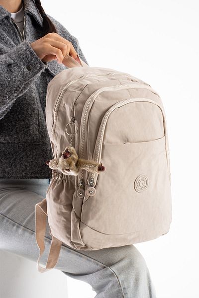 Lifonbag Γυναικείο αδιάβροχο τσακισμένο ύφασμα πολλαπλών τμημάτων πλάτης & σχολική τσάντα 9078