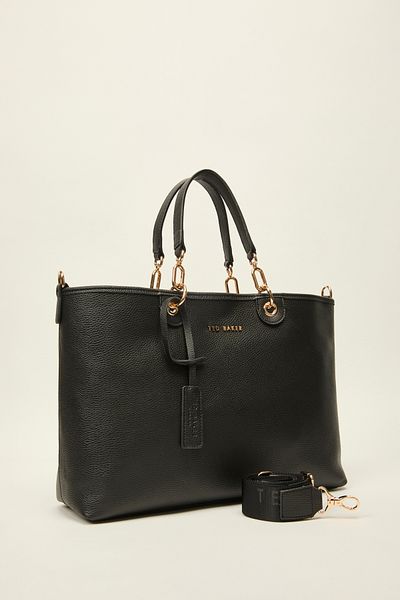 Ted Baker Detailní kabelka Black Floter Skin Tb Strap 9042
