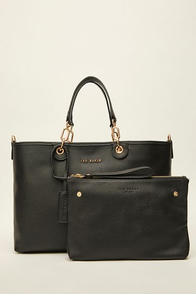 Ted Baker Detailní kabelka Black Floter Skin Tb Strap 9042