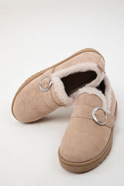 SOHO Γυμνές σουέτ γυναικείες μπότες - 19854 Model Bootie