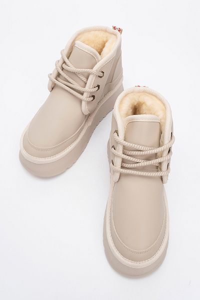 LuviShoes Cizme sport pentru femei OVELA, cu talpă groasă, cu șireturi