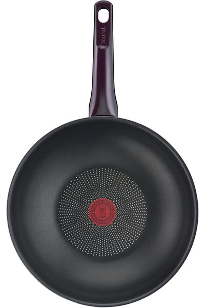 TEFAL Wok Pan |   Resist Intense 28 cm Non-Stick Wok Frying Pan with Thermo Spot