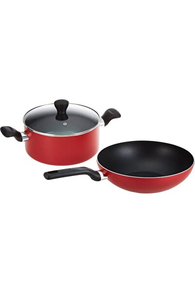 TEFAL Super Cook 12pc Set | Frypans, Wokpan, Stewpots with Lids & Utensils