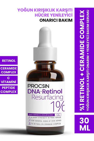 PROCSIN Hydro Solution 1% Retinol Ceramide Intensive Anti-Wrinkle Renewal Serum 30ml