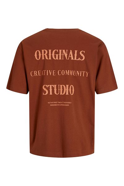 Jack & Jones Braunes Herren-T-Shirt 12277896