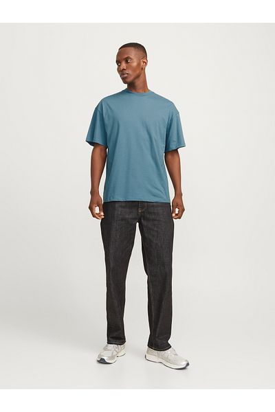 Jack & Jones Jjebradley Tee Ss O-Neck Noos Navy 12249319