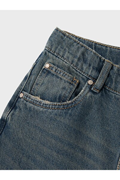 name ıt Nkfbella Skater Wide Jeans 1896-Zd R Navy 13236362